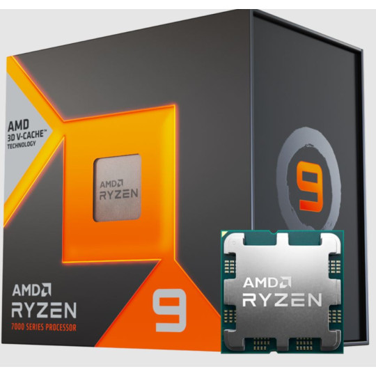 Sob encomenda - Processador AMD Ryzen 9 7950X3D, 4.2GHz (5.7GHz Turbo), 16-Cores 32-Threads, AM5, Sem Cooler