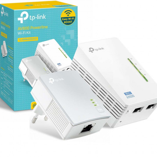Extensor de WiFi Powerline AV600 TL-WPA4220KIT TP-Link